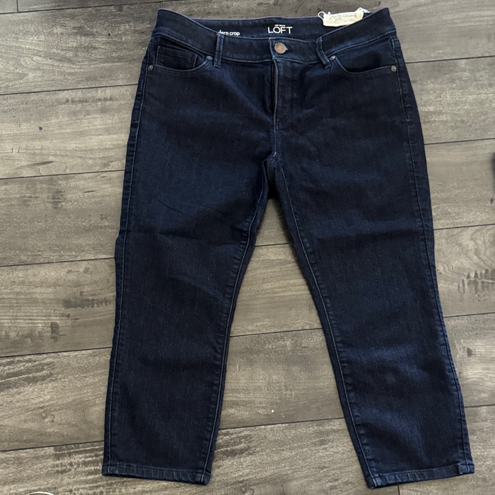 LOFT Women's Midnight Blue Ankle Jeans